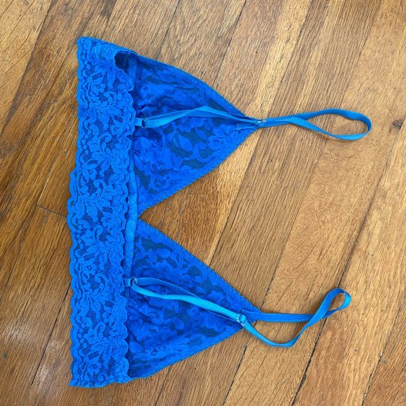Hanky Panky Lace Bralette- Blue - Picture 5 of 5